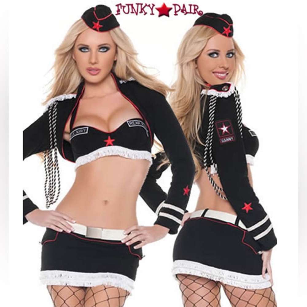 Trashy Mystery House Rear Admiral Military Costume